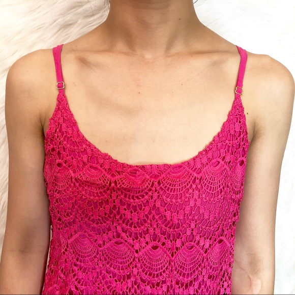 💎 Lac Bleu two part lace shell mini dress - Picture 5 of 8